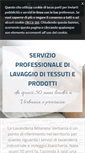 Mobile Screenshot of lavanderiamilanese.com